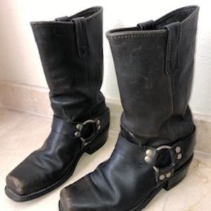 Vintage Sonora Double H Motorcycle Harness Boots  Ladies SIZE 9